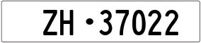 Truck License Plate